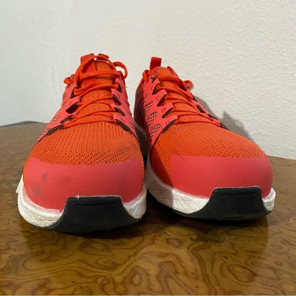 Reebok Fusion Flexweave Cage Composite Toe Work Shoes Women's Size 9.5 M Orange - Picture 3 of 11